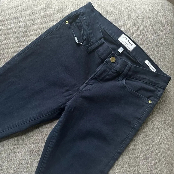 FRAME DENIM Le Skinny de Jeanne Dark Wash Jeans Size 28 - Picture 7 of 7
